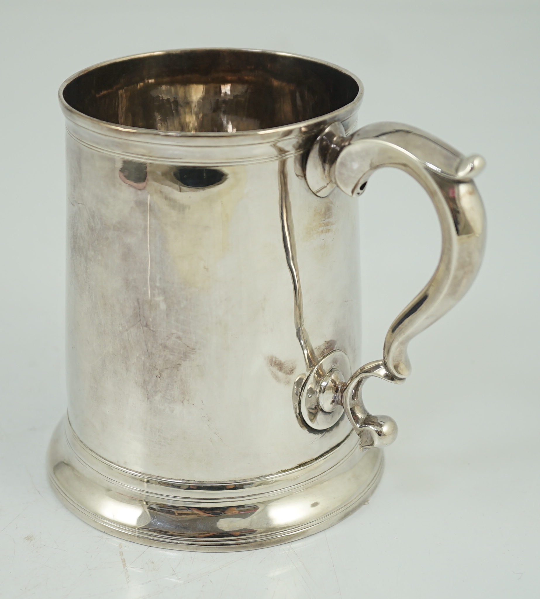 A George II provincial silver mug, by John Langlands